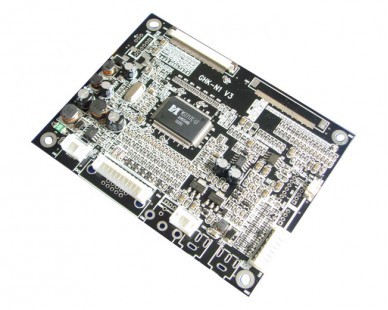 Multi-functional industrial LCD A/D board
